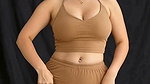 Ritvi Hot Cleavage And Navel Show