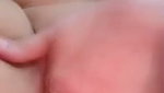 figure babe fingering and creampie pussy