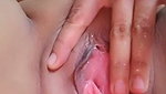 figure babe fingering and creampie pussy