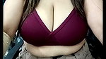 Model Sugar crush1 Writing Name On Her Big Boobs Nude Show