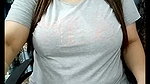Model Sugar crush1 Writing Name On Her Big Boobs Nude Show