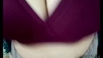 Model Sugar crush1 Writing Name On Her Big Boobs Nude Show