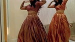 Insta influencer girls sexy dance in blouse & skirt