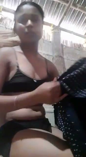 girl after bath wearing clothes make video for lover