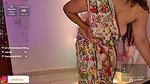 GIRL IN SAREE seducing pressing boobs