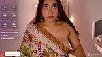 GIRL IN SAREE seducing pressing boobs