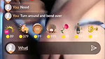 Sara showing her boobs, ass and fingering her pussy on tango live with face