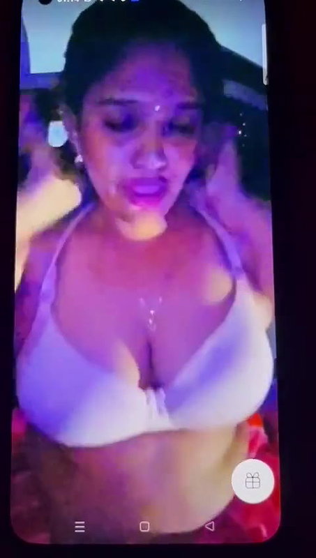 Anu showing big boobs on tango live with face