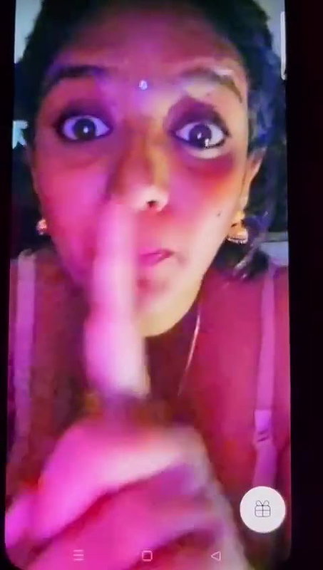 Anu showing big boobs on tango live with face