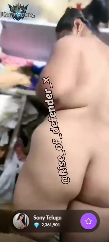Sony Telugu showing nude body on tango live with face