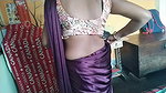 Bihari vlogger saree draping 3