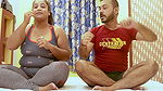 Yoga Teacher Giving Classes For His Student And Testing Her Pussy With His Big Cock, HARDCORE SEX