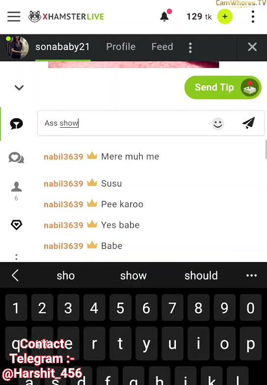Baby 21 stripchat ticket show