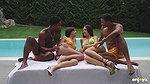 Amirah Adara & Mary Rock – First Interracial Foursome