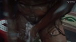 I was watching my stepbrother from above in a hot shower scene, but instead of getting angry, I let him cum inside my clumsy