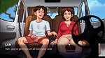 SUMMER TIME SAGA NEW UPDATE! HOT MILF STEP-MOM DEBBIE CAR SEX SCENE!!