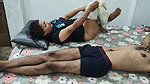 Girlfriend Gave Hot Handjob in 69 Position