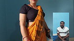 My desi bhabhi showing me big boobs and Big ass on video call when she alone at home
