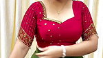 homely girl boobs expose in blouse and skirt fit check video 2