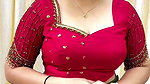 homely girl boobs expose in blouse and skirt fit check video 2