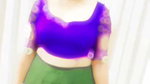homely girl boobs expose in blouse and skirt fit check video – 2 2