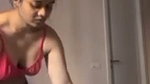 Chasmish Busty Gf Gauri Squeezing Big Boobs & Fingering Cucumber Fuck 11