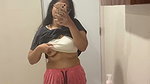 Chasmish Busty Gf Gauri Squeezing Big Boobs & Fingering Cucumber Fuck 3