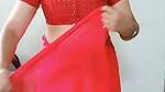 girl saree wearing sexy body and navel expose 2