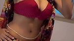 NATH FAPWORTHY HOT WIFE MATERIAL IN BRA SAREE SEDUCTION 2