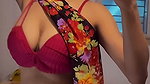NATH FAPWORTHY HOT WIFE MATERIAL IN BRA SAREE SEDUCTION 2