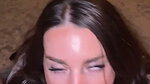 Gf watching porn boyfriend fucking hard so deep cum in mouth