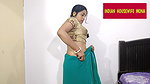 Indian housewife mona saree draping (2)