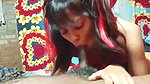 Sexy Queen blowjob cum in mouth part 1