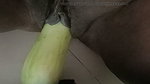 can’t wait for cock so i used cucumber inside