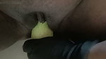 can’t wait for cock so i used cucumber inside