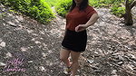 Caught fucking stranger MILF in public cheating on her boyfriend and drinking my piss