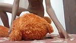 Girl rubbing pussy hard for Orgasm