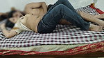 Hot real couple romance in bedroom sex with beautiful wife