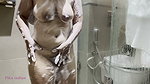 hot teen girl sexy body taking bath shower show sexy big natural boobs bathroom romance sex