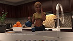 Roommate’s Topless Yoga – Sunset Rose – E06