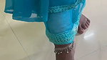 Saree wearing hot sexy Chennai aunty