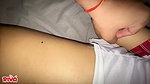 Stepsis in School Dress Fucked at Night by Stepbrother