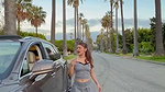 KAUR ALLURING DESIRABLE BABE VACATION 2