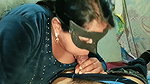 Cumshot in mouth indian bhabhi eating all cum, desi hot bhabhi sucking big black dick with extreme deep throat blowjob face fuck