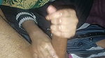 Teasing His Big Cock on Our Hotel Balcony with six