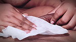 Today my stepmom poured her milk on my penis and massage it
