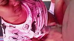 As soon as she saw her brother-in-law, the sister-in-law took off her clothes and started sucking him