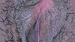 Hairy close up pussy