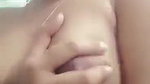 Cute Girl Pressing Boobs