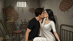 House wife with his boy friend no one in home